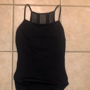 Capezio black leotard